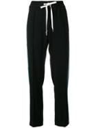 Kenzo Tailored Track Pants, Women's, Size: 34, Black, Polyester/triacetate