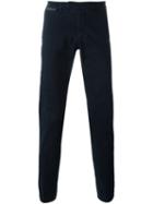 Eleventy Slim Fit Chinos, Men's, Size: 30, Blue, Cotton/spandex/elastane