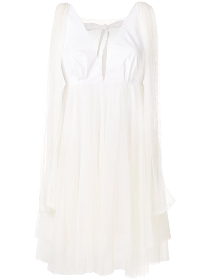 Milla Milla Tulle Cape Dress - White