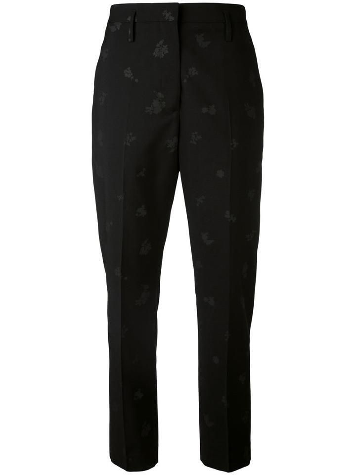 Golden Goose Deluxe Brand - Printed Chinos - Women - Cotton/cupro/virgin Wool - L, Black, Cotton/cupro/virgin Wool