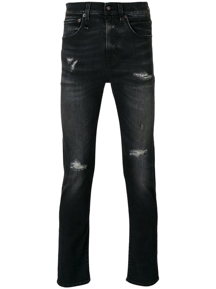 R13 Skate Jeans, Men's, Size: 33, Black, Cotton/spandex/elastane/meryl