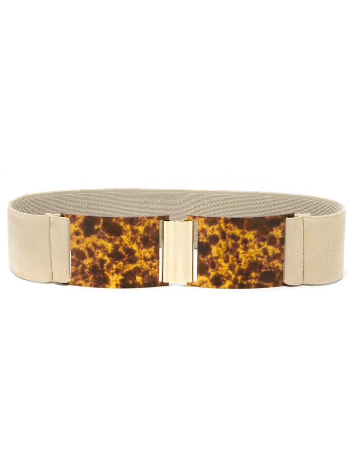Lilly Sarti - Belt - Women - Pig Leather - P, Nude/neutrals, Pig Leather