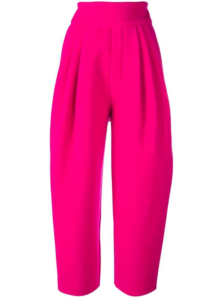 Marc Jacobs High-waisted Palazzo Trousers - Pink & Purple