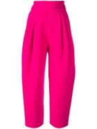 Marc Jacobs High-waisted Palazzo Trousers - Pink & Purple