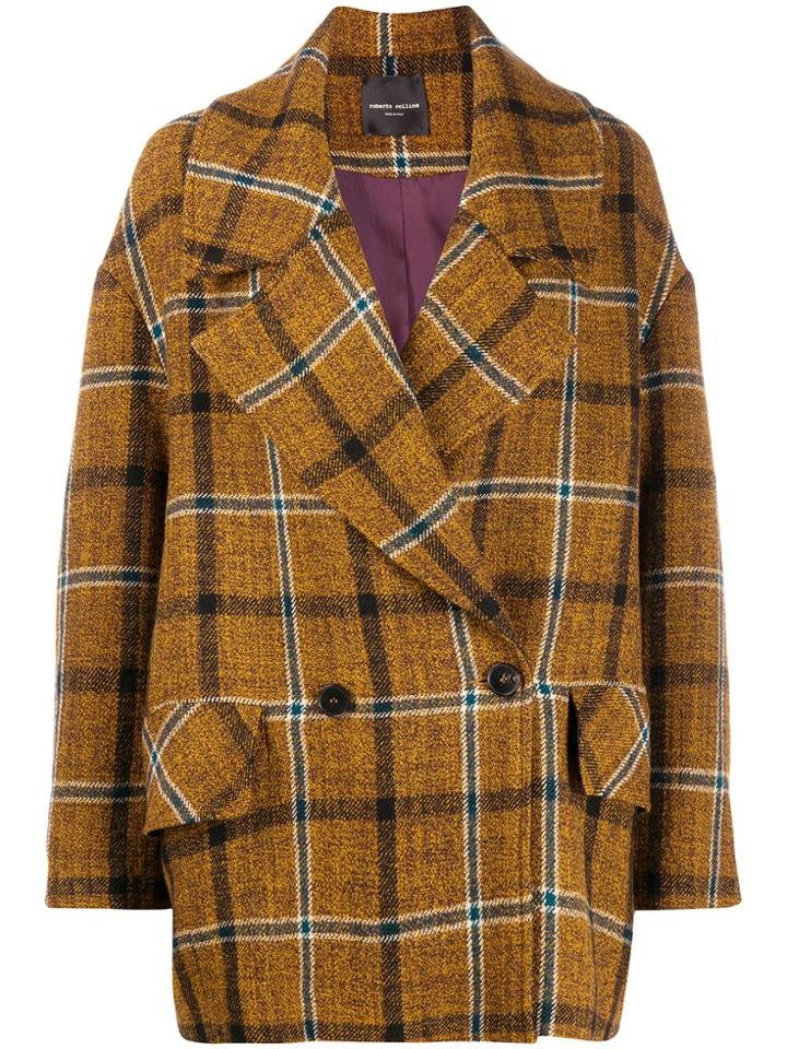 Roberto Collina Double Breasted Coat - Green