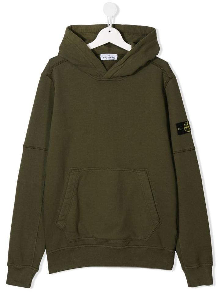Stone Island Junior Teen Hoodie - Green
