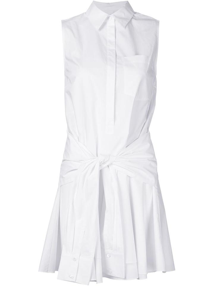 Derek Lam 10 Crosby Sleeve Knot Shirt Dress