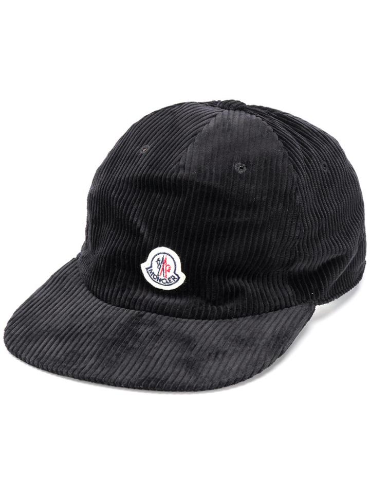 Moncler Straight Peak Cap - Black