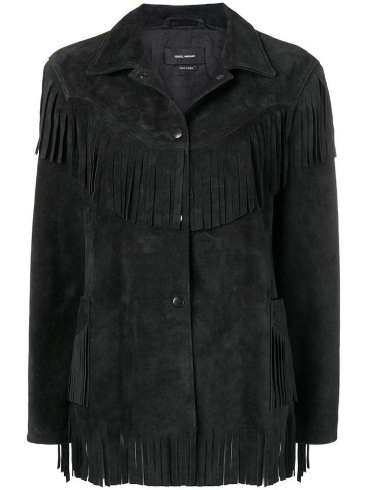 Isabel Marant Fringed Jacket - Black