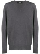 Dsquared2 V-neck Sweater - Grey
