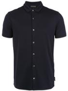 Emporio Armani Buttoned Polo Shirt - Black