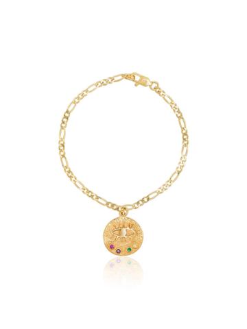 Hermina Athens Hermina Yg Eye Coin Chain Brclt - Metallic