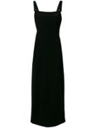 Tomas Maier Cut-out Detail Fitted Dress - Black