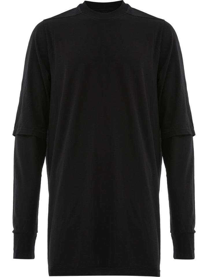 Rick Owens Drkshdw Layered-look T-shirt - Black