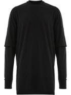 Rick Owens Drkshdw Layered-look T-shirt - Black