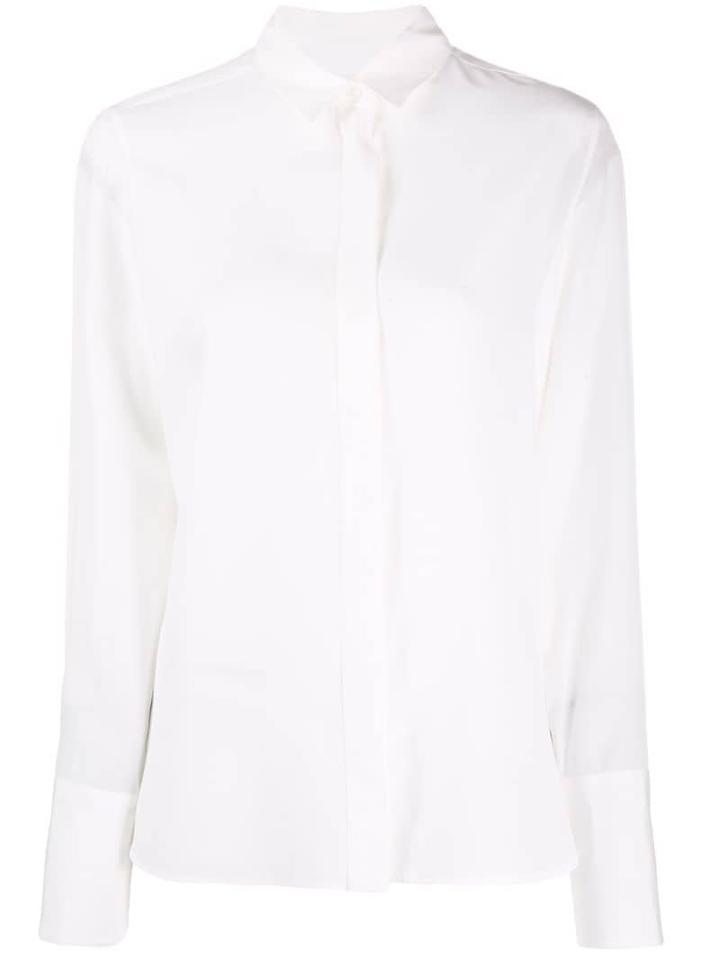 Jil Sander Francesca Silk Shirt - White