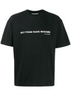 Drôle De Monsieur Slogan Short-sleeve T-shirt - Black