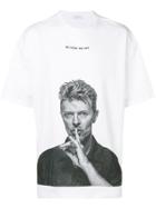 Ih Nom Uh Nit Bowie Silence Print T-shirt - White