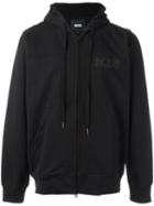 Ktz Front Pockets Zipped Hoodie, Adult Unisex, Size: Large, Black, Cotton