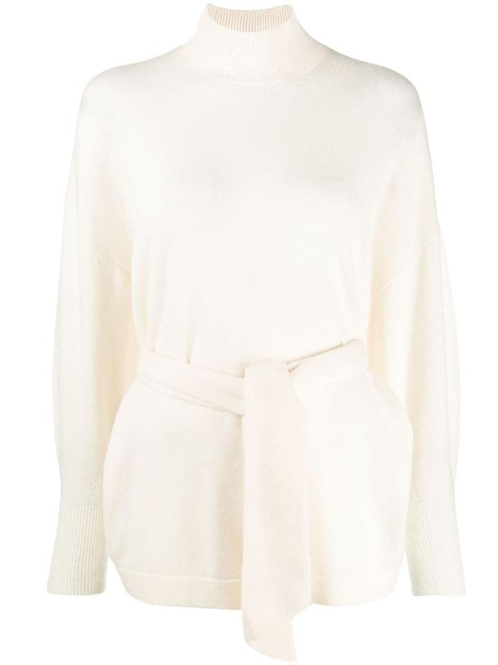 Zimmermann Tie Waist Jumper - White