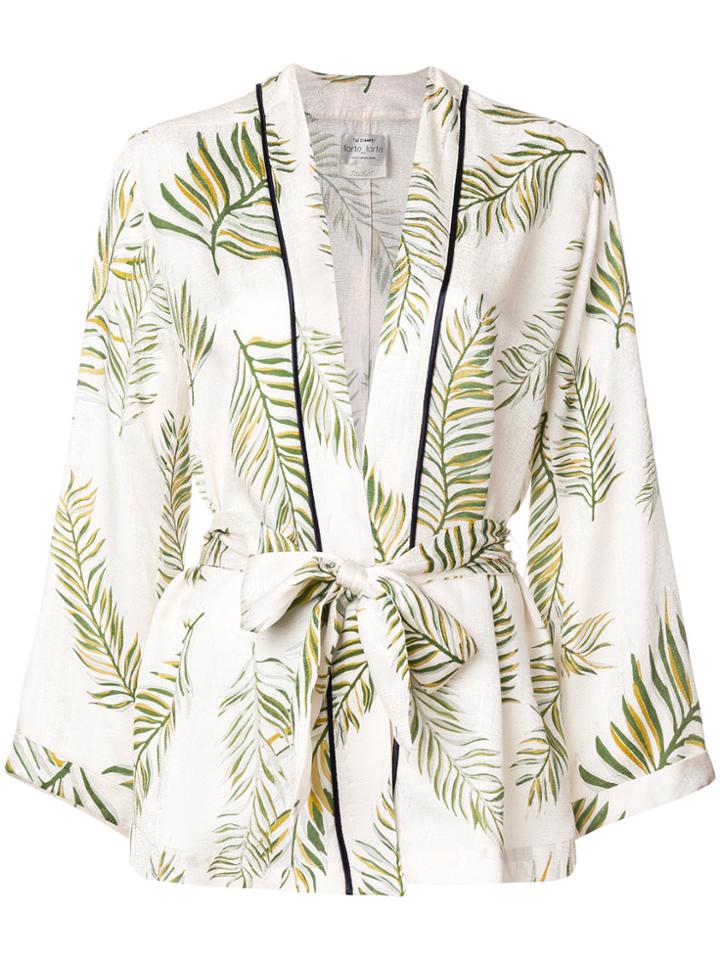 Forte Forte Silk Wrap Kimono - Nude & Neutrals