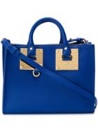 Sophie Hulme Zipped Tote Bag - Blue