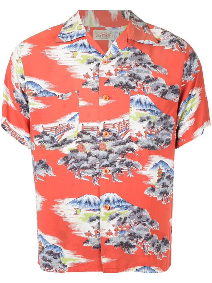 Fake Alpha Vintage 1950s Hawaiian Shirt - Yellow & Orange