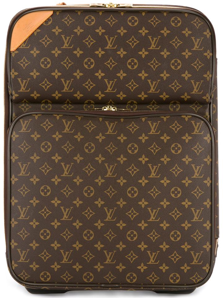 Louis Vuitton Vintage Pegase 55 Luggage Bag - Brown