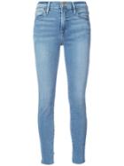 Frame Denim Super Skinny Cropped Jeans - Blue