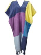 Lisa Marie Fernandez Towelling Patchwork Poncho