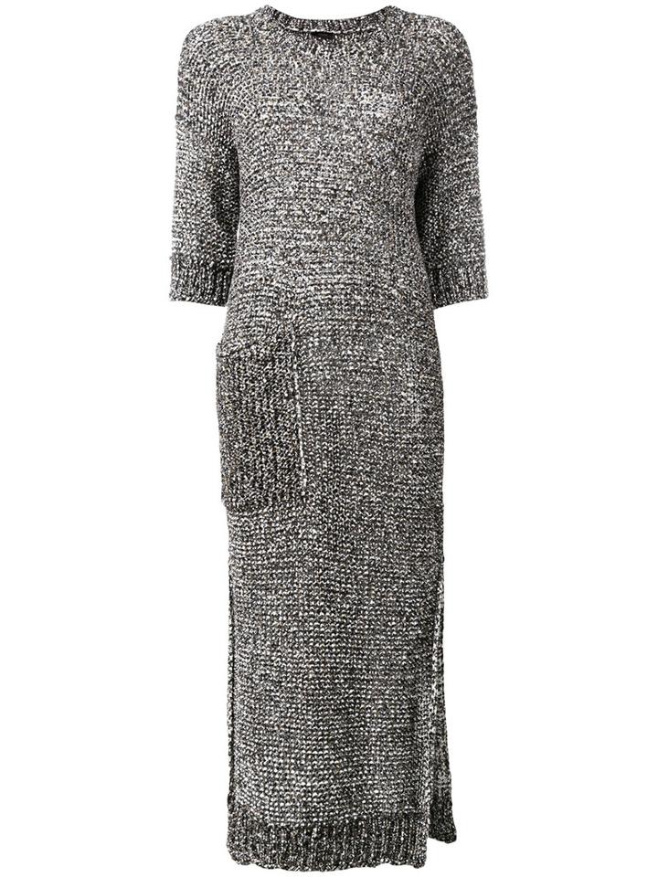 Joseph Knitted Dress, Women's, Size: Large, Green, Polyester/cotton/polyamide