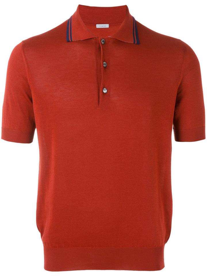 Malo - Classic Polo Shirt - Men - Cotton - 52, Red, Cotton