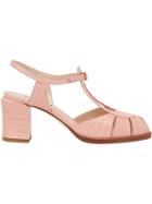 Fendi T-bar Sandals - Pink