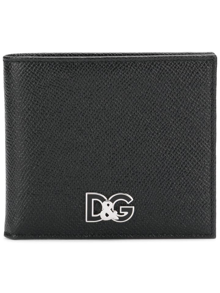 Dolce & Gabbana Logo Bi-fold Wallet - Black
