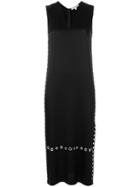 Elizabeth And James Long Eyelet Detail Dress - Black