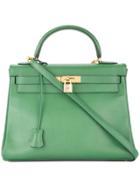 Hermès Vintage Birkin 35 2way Hand Bag Couchevel - Green