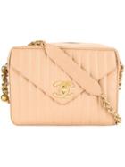 Chanel Vintage Quilted Jumbo Shoulder Bag, Women's, Brown