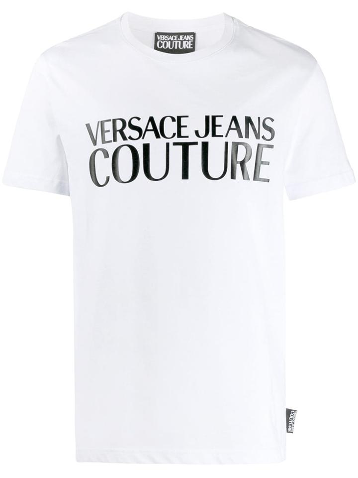 Versace Jeans Couture Contrast Logo T-shirt - White