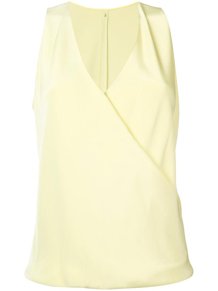 Peter Cohen 'swathe' Top, Women's, Size: Small, Yellow/orange, Silk
