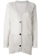 Isabel Marant Étoile 'clawson' Relaxed Cardigan, Women's, Size: 36, Grey, Mohair/wool/polyamide