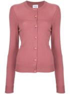 Barrie Round Neck Cardigan - Pink