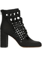Valentino Garavani Woven Ankle Boots