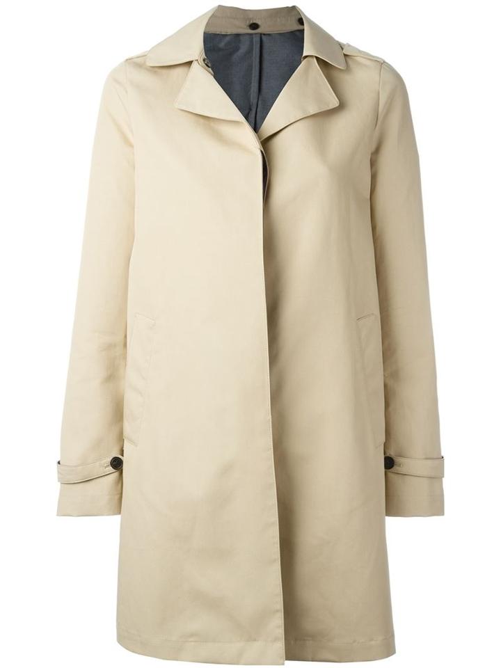 Golden Goose Deluxe Brand Classic Raincoat, Women's, Size: S, Nude/neutrals, Cotton/polyamide/polyester/polyurethane