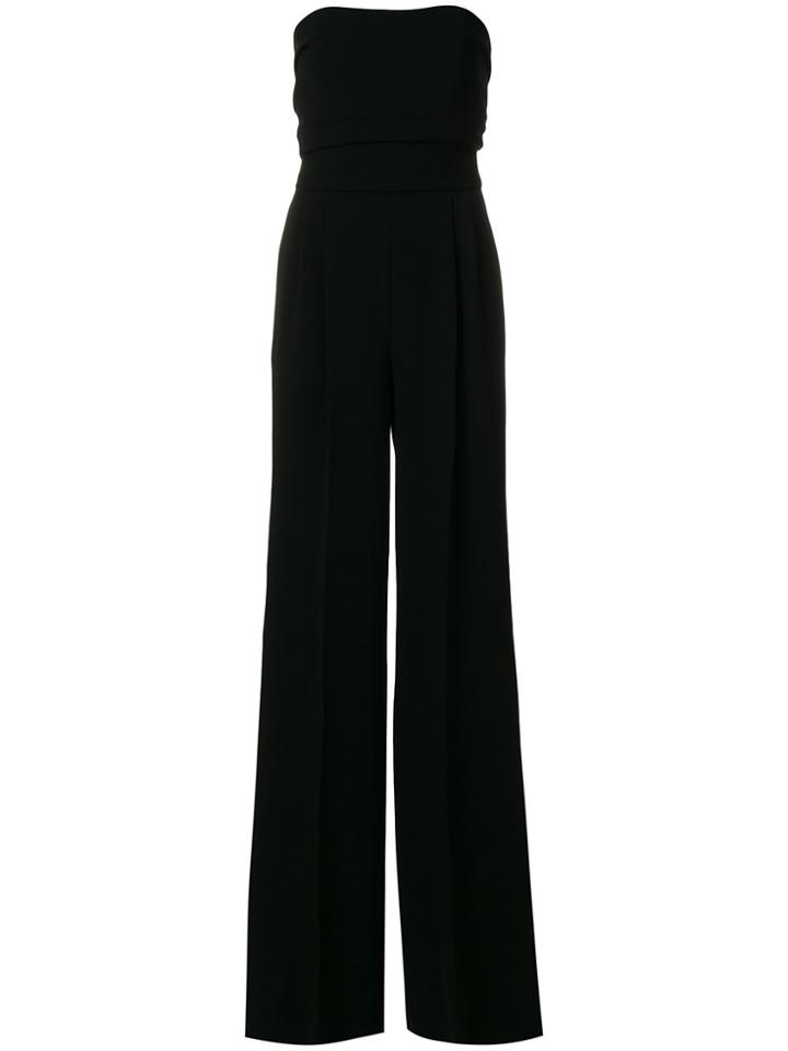 Max Mara Strapless Jumpsuit - Black