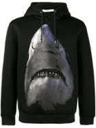 Givenchy Shark Print Hoodie - Black