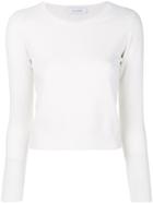 Cruciani Cropped Pullover - Nude & Neutrals