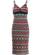 Missoni Pre-owned 2000 Zigzag Patterned Dress - Blue