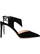 Nicholas Kirkwood Leda Pumps, Women's, Size: 35, Black, Calf Leather/suede/leather