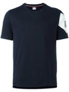 Moncler Gamme Bleu Arm Print T-shirt, Men's, Size: Large, Blue, Cotton