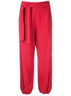 Nk Fluid Joana Tied Waistband Trousers - Red